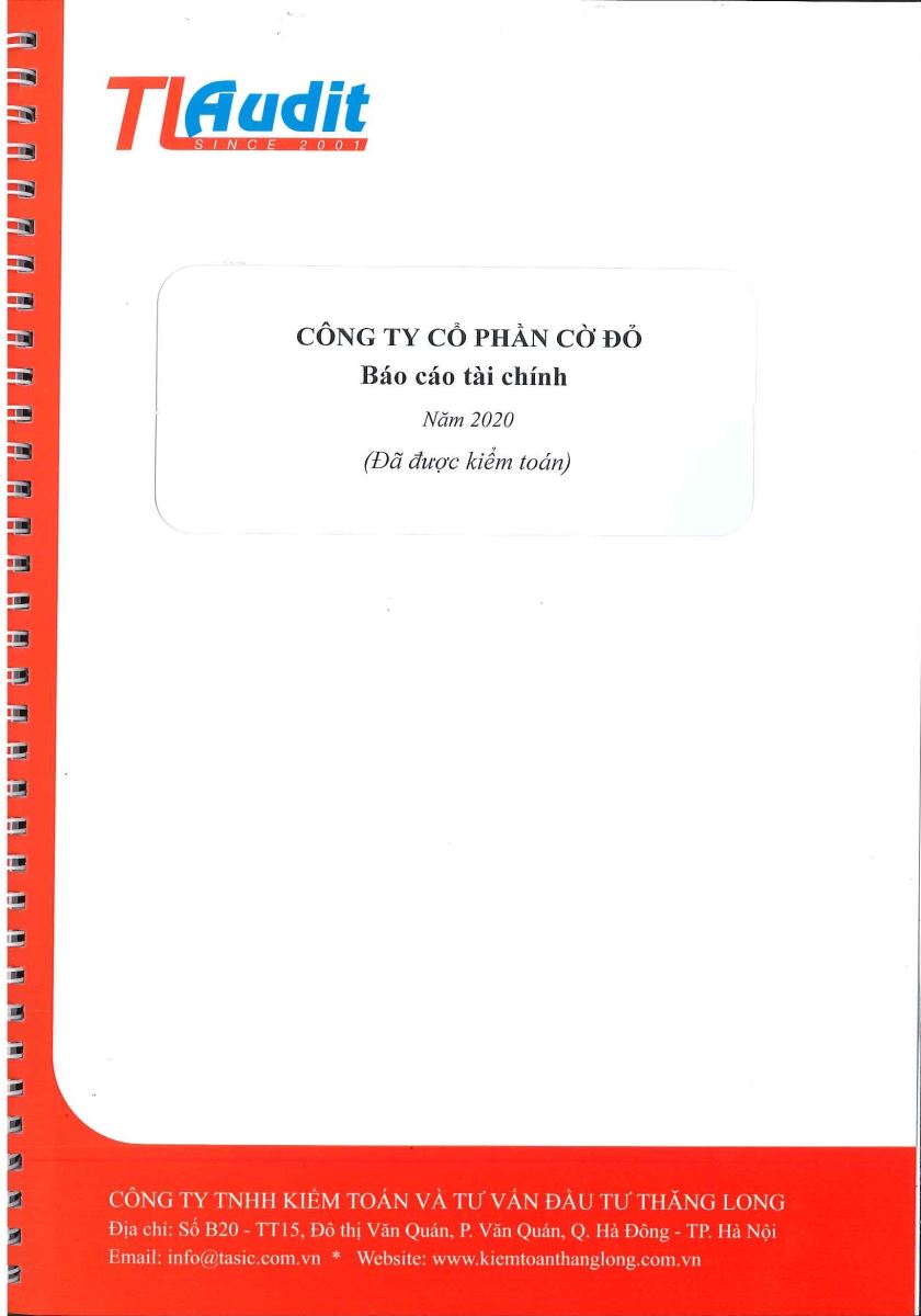 Báo cáo tài chính năm 2020